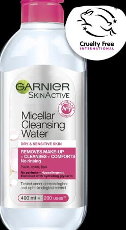 Garnier Kasvojenhoito<SkinActive Micellar puhdistusvesi kuivalle ja herkälle iholle 400ml