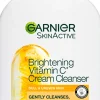 Garnier Ihonhoidon Tehoaineet|Kasvojenhoito<SkinActive Vitamin C* puhdistusgeeli samealle iholle 250 ml