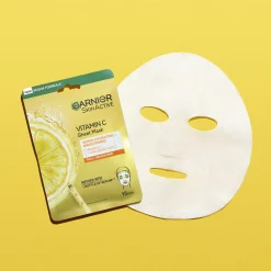 Garnier Ihonhoidon Tehoaineet|Kasvojenhoito<SkinActive Vitamin C Sheet Mask Super Hydrating + Brightening kosteuttava ja heleyttävä kangasnaamio 28 g