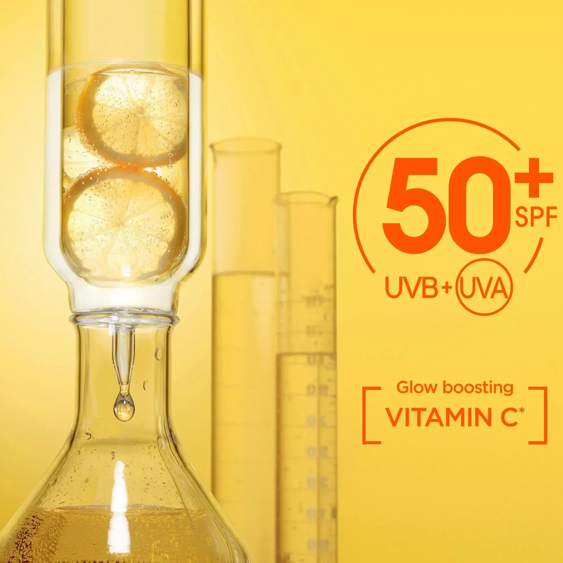 Garnier Kasvojenhoito<Vitamin C* Sheer Glow uv-voide SPF50 samealle iholle 40 ml