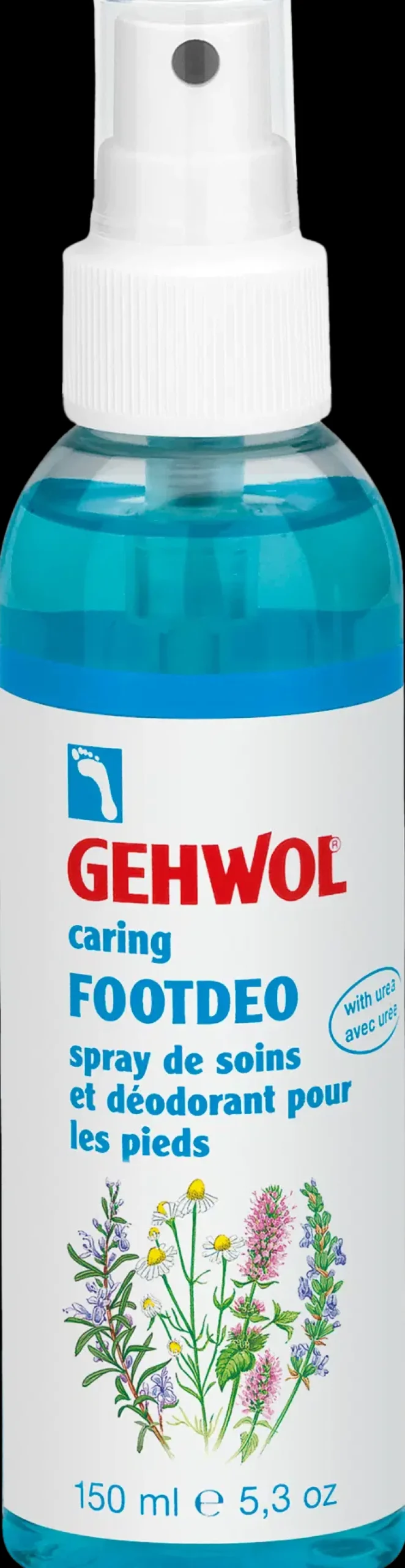 Gewohl Jalkojenhoito<GEHWOL Footdeo hoitava jalkadeodorantti 150 ml