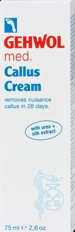 Gewohl Jalkojenhoito<GEHWOL Med callus cream kovettumavoide jaloille 75 ml