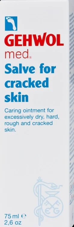 Gewohl Jalkojenhoito<GEHWOL Med salve for cracked skin jalkavoide halkeilevalle, hauraalle iholle 75 ml