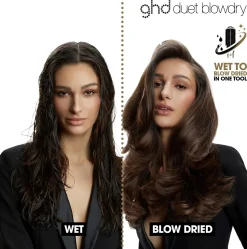 ghd Hiusten Muotoilulaitteet<Duet Blow Dry 2-in-1 Hair Dryer Brush Black lämpökiharrin