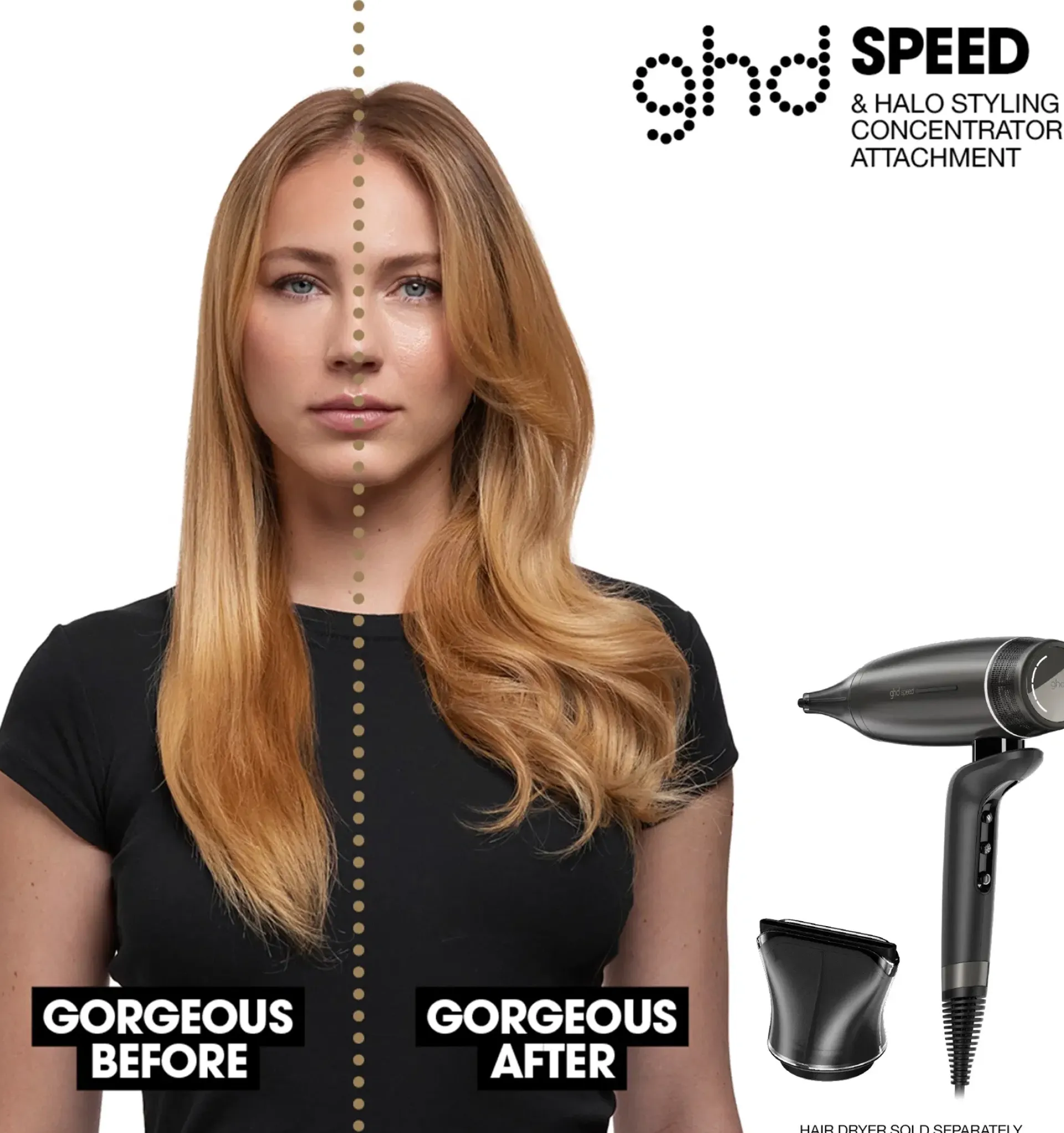 ghd Hiusten Muotoilulaitteet<Halo Styling Concentrator Nozzle suutin, 65mm