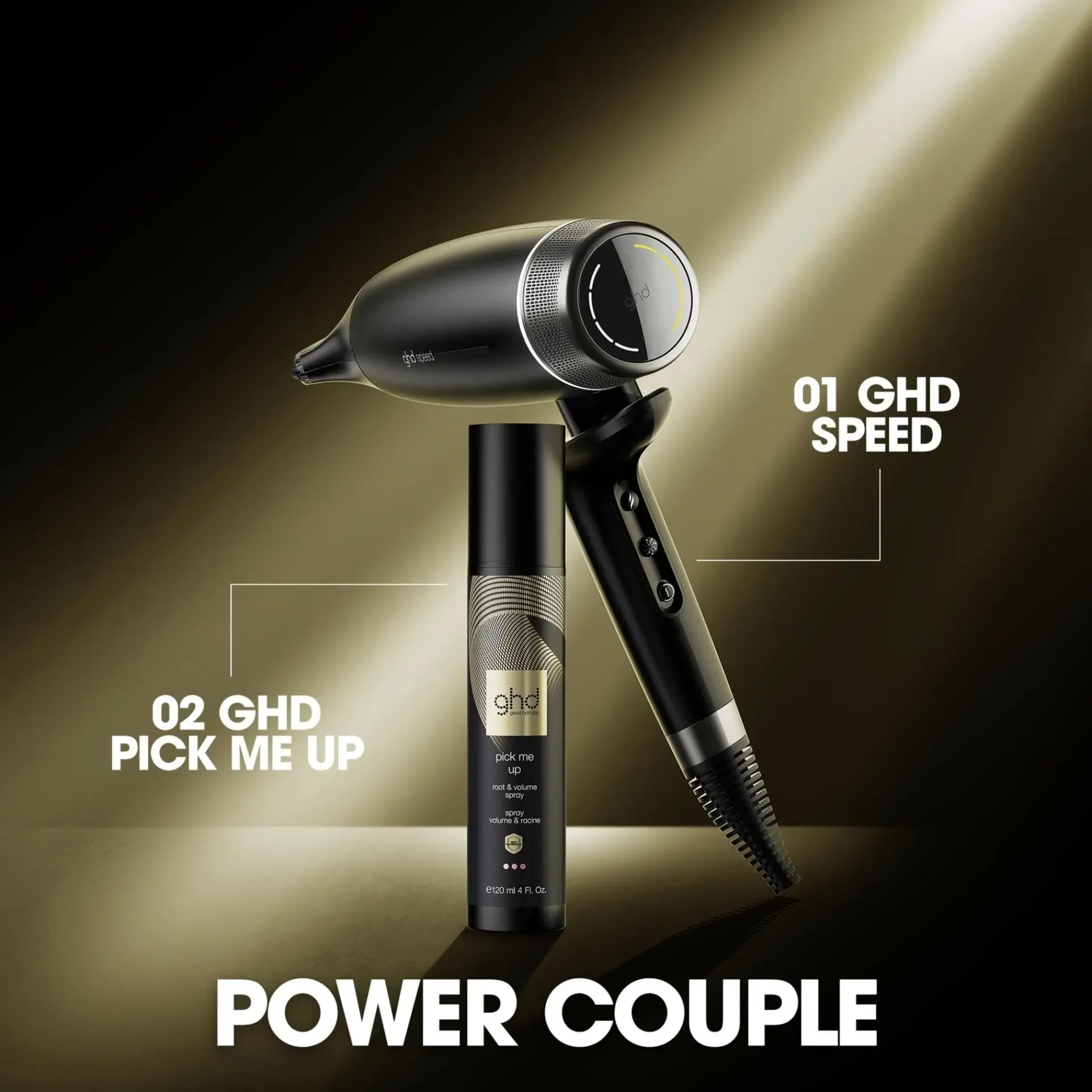 ghd Hiusten Muotoilulaitteet<Speed Black hiustenkuivaaja