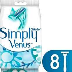Gillette Karvanpoisto<8kpl Simply Venus 2 varsiterä