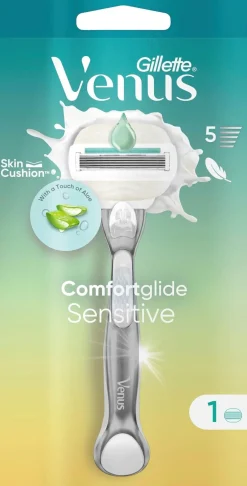 Gillette Karvanpoisto<Venus Comfortglide Sensitive with Aloe ihokarvanajohöylä