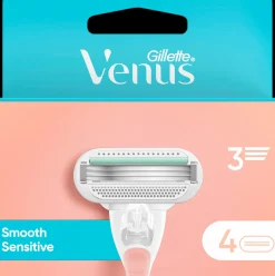 Gillette Karvanpoisto<Venus Smooth Sensitive 4kpl terä