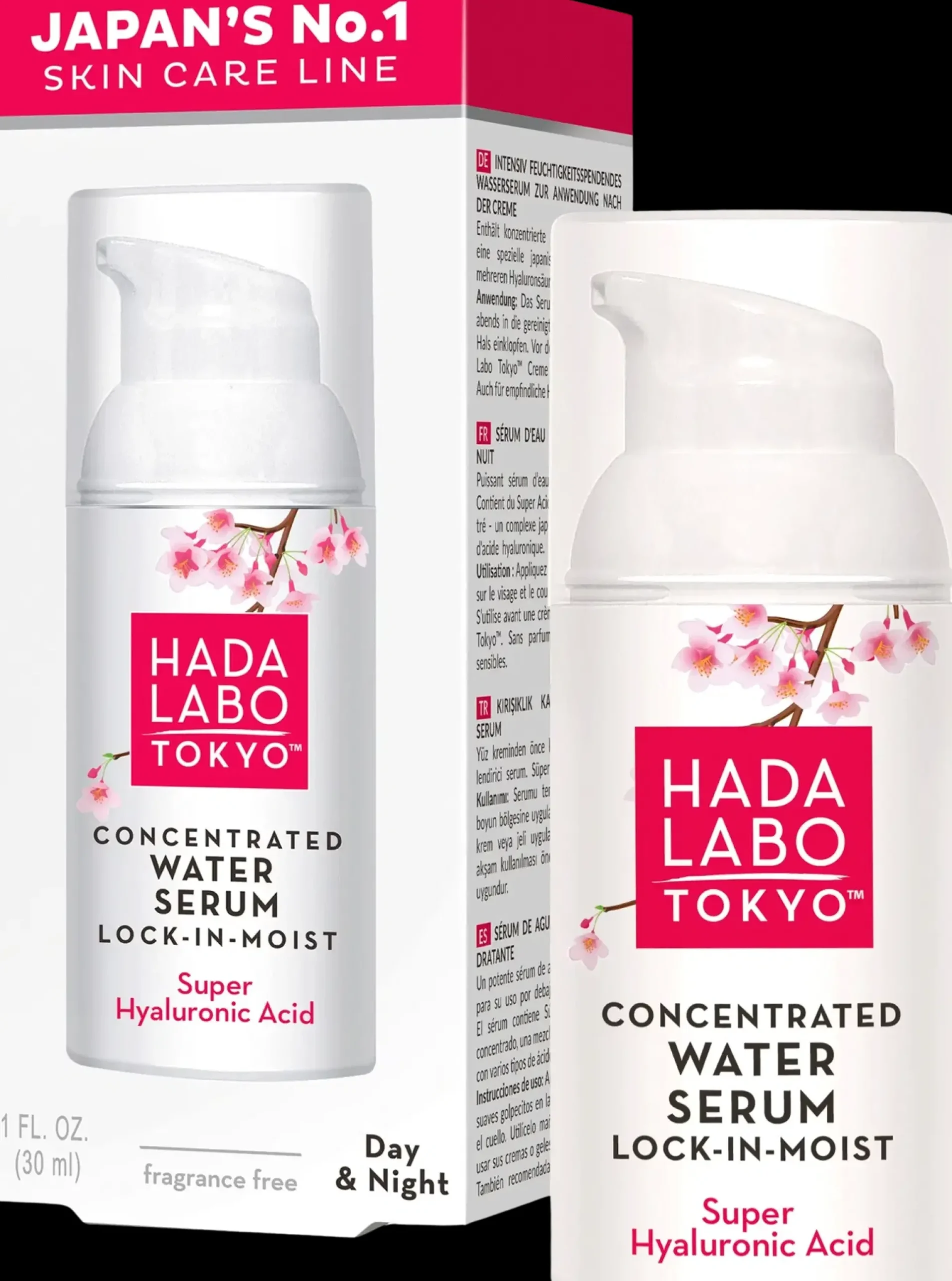 Hada Labo J-Beauty|Kasvojenhoito<Concentrated Water Serum Lock-in-Moist seerumi 30ml