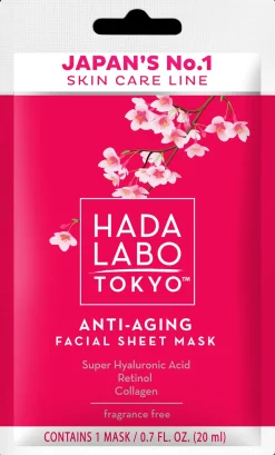 Hada Labo J-Beauty|Kasvojenhoito<TOKYO Anti-Aging Facial Sheet Mask kasvonaamio 20ml