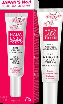 Hada Labo J-Beauty|Kasvojenhoito<TOKYO Deep Wrinkle Corrector Eye & Mouth Area Cream täsmävoide juonteille 15ml