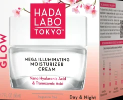 Hada Labo Kasvojenhoito<TOKYO GLOW Mega Illuminating Moisturizer Cream -kasvovoide 50ml