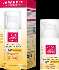 Hada Labo J-Beauty|Kasvojenhoito<TOKYO Light Hydrator Sun Face Cream SPF 50 aurinkovoide kasvoille 50ml