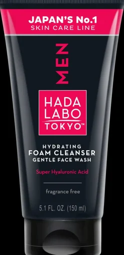 Hada Labo Ihonhoito|J-Beauty<TOKYO MEN Hydrating Foam Cleanser Gentle Face Wash -puhdistusaine 150ml