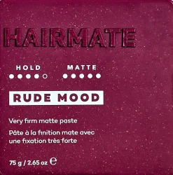 Hairmate Hiusten Muotoilutuotteet<Rude Mood Med Strong Hold Matte Paste 75 g