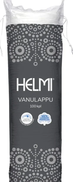 Helmi Kasvojenhoito<pyöreä vanulappu 100 kpl