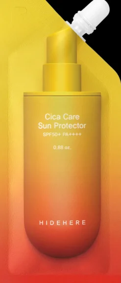 HIDEHERE Korealainen Ihonhoito|Matkakokoiset Tuotteet<Cica Care Sun Protector- SPF50 voide 25ml