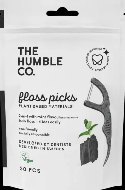 Humble Brush Suuhygienia|Suuhygienia<Hammaslankain 50 kpl Musta