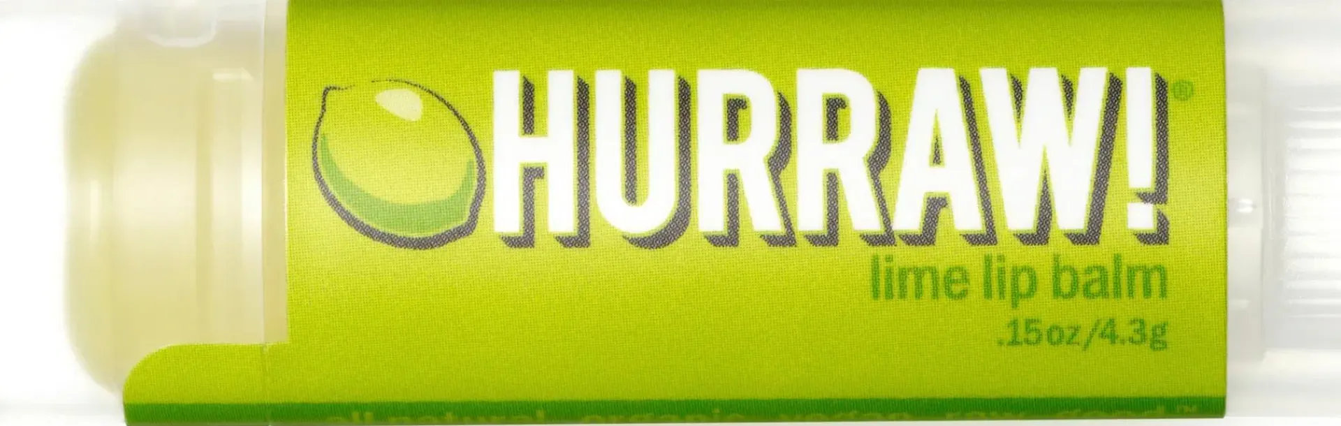 Hurraw! Kasvojenhoito<Lime huulivoide 4,3 g