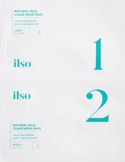 Ilso Korealainen Ihonhoito|Kasvojenhoito<Natural Mild Clear Nose Patch-Mustapäälaput 5kpl