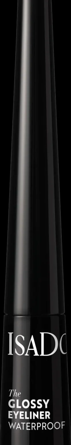 IsaDora Silmämeikit<The Glossy Eyeliner nestemäinen rajauskynä 2,5 ml 40 Chrome Black Chrome Black