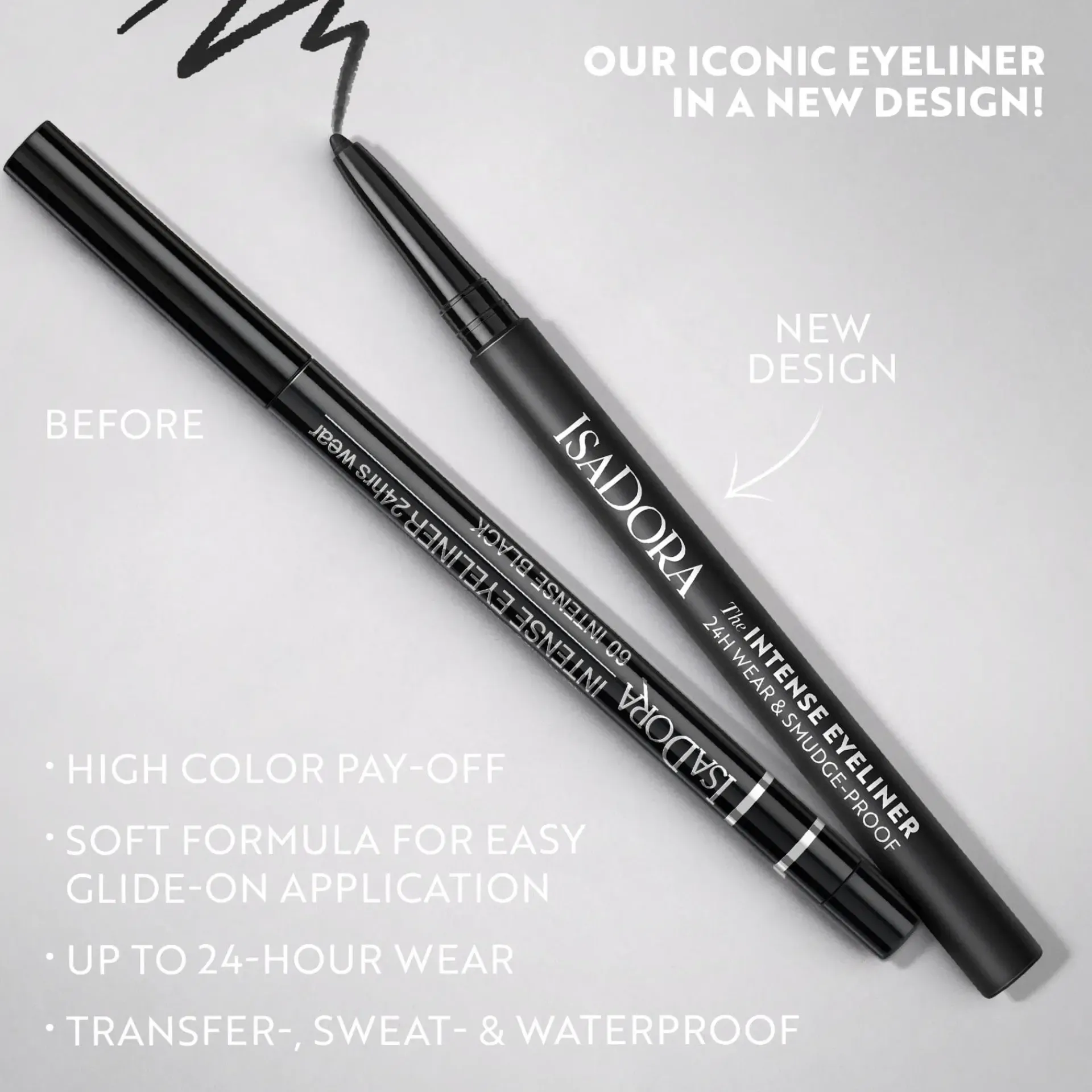 IsaDora Silmämeikit<The Intense Eyeliner rajauskynä 0,35 g