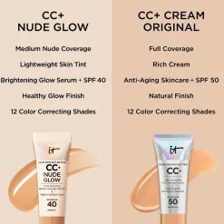 IT Cosmetics Kasvomeikit<CC+ Nude Glow SPF 40 meikkivoide 32 ml