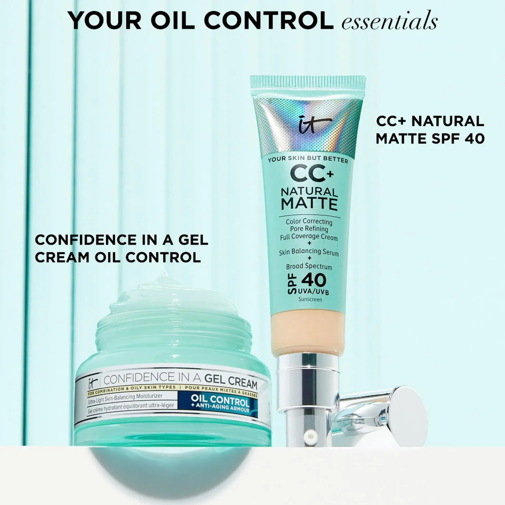 IT Cosmetics Kasvojenhoito<Confidence In a Cream Oil Control Moisturizer geelivoide 60 ml