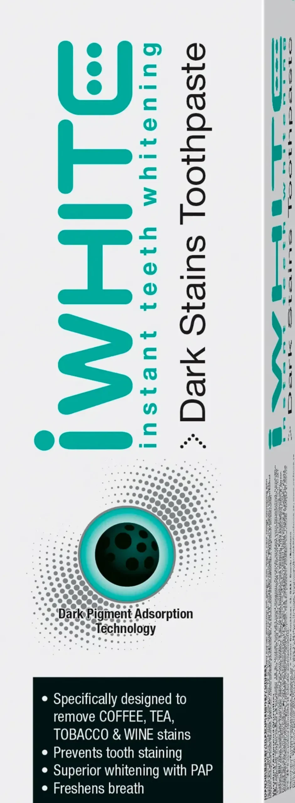 iWhite Suuhygienia|Suuhygienia<Dark Stains hammastahna 75ml