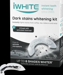 iWhite Suuhygienia|Suuhygienia<Dark Stains valkaisumuotit 10 x 0.8 g