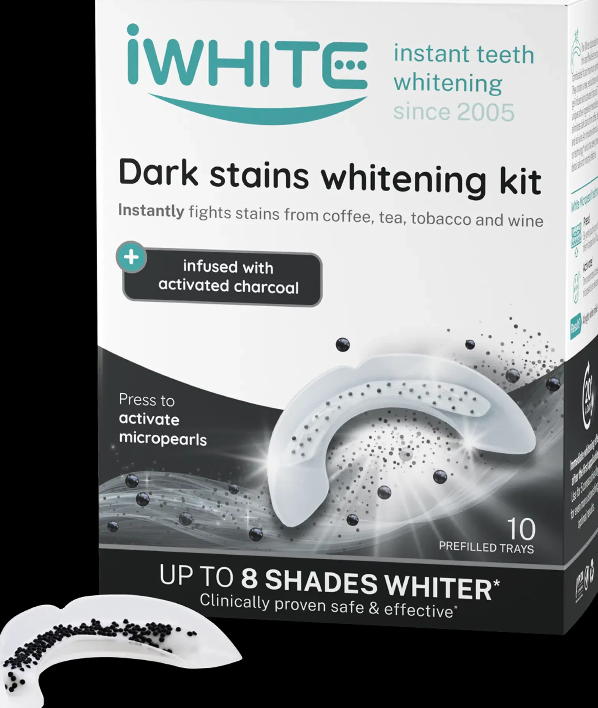 iWhite Suuhygienia|Suuhygienia<Dark Stains valkaisumuotit 10 x 0.8 g