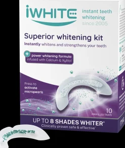 iWhite Suuhygienia|Suuhygienia<Superior valkaisumuotit 10 x 0.8g