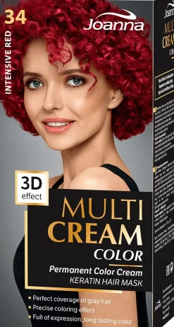 Joanna Hiusvärit<Multi Cream Color hiusväri Intensive Red 34