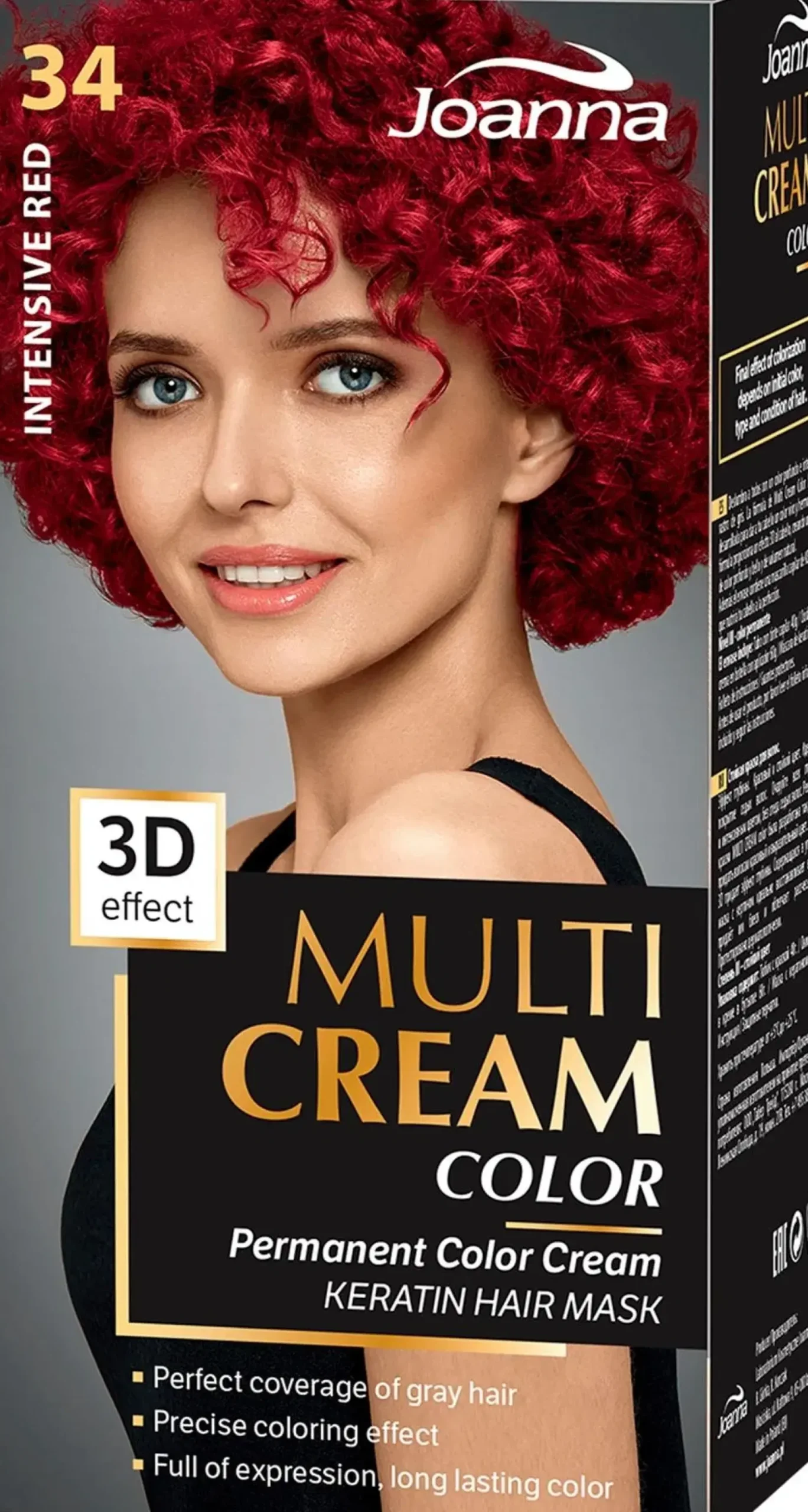 Joanna Hiusvärit<Multi Cream Color hiusväri Intensive Red 34