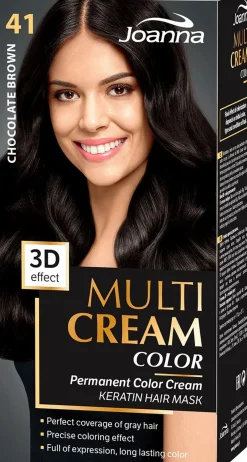 Joanna Hiusvärit<Multi Cream hiusväri 41 Chocolate brown permanent