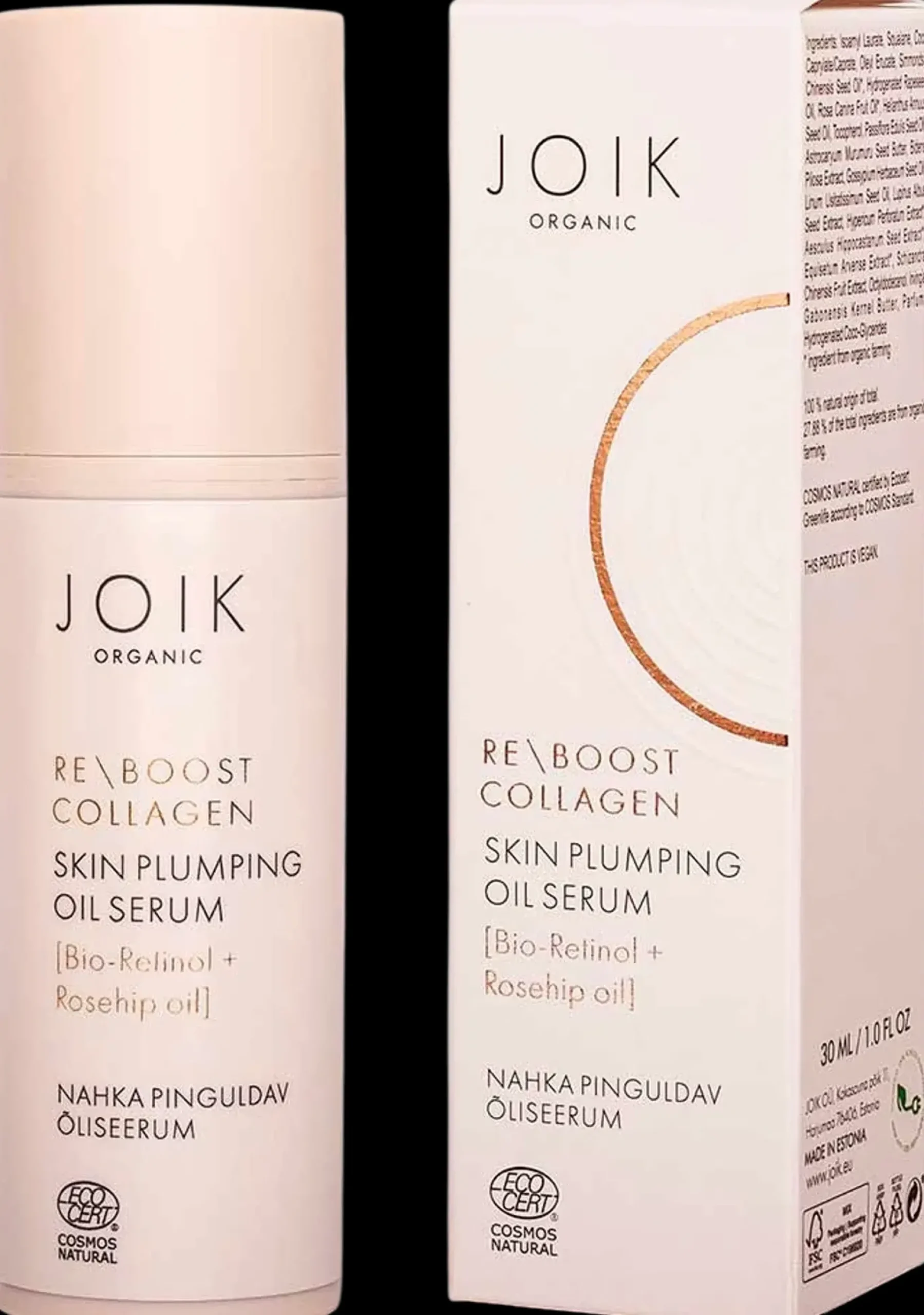 JOIK Organic Ihonhoito|Kasvojenhoito<Re-Boost Collagen Skin Plumping Oil Serum Kasvoseerumi 30 ml