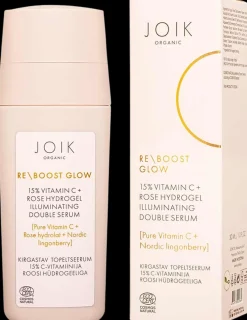 JOIK Organic Ihonhoito|Kasvojenhoito<Re-Boost Glow 15% C-Vitamin & Rose Hydrogel Illuminating Serum Kasvoseerumi 30 ml