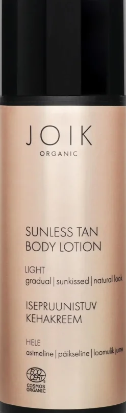 JOIK Organic Ihonhoito|Aurinkotuotteet<Sunless Tan Body Lotion Itseruskettava voide Light 150 ml