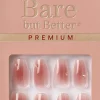 Kiss Kynsimeikit Ja Kynsienhoito<Bare but Better Premium kynnet - Shine 28kpl