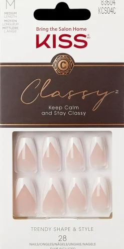 Kiss Kynsimeikit Ja Kynsienhoito<Classy Nails kynnet- Silk Dress 28 kpl