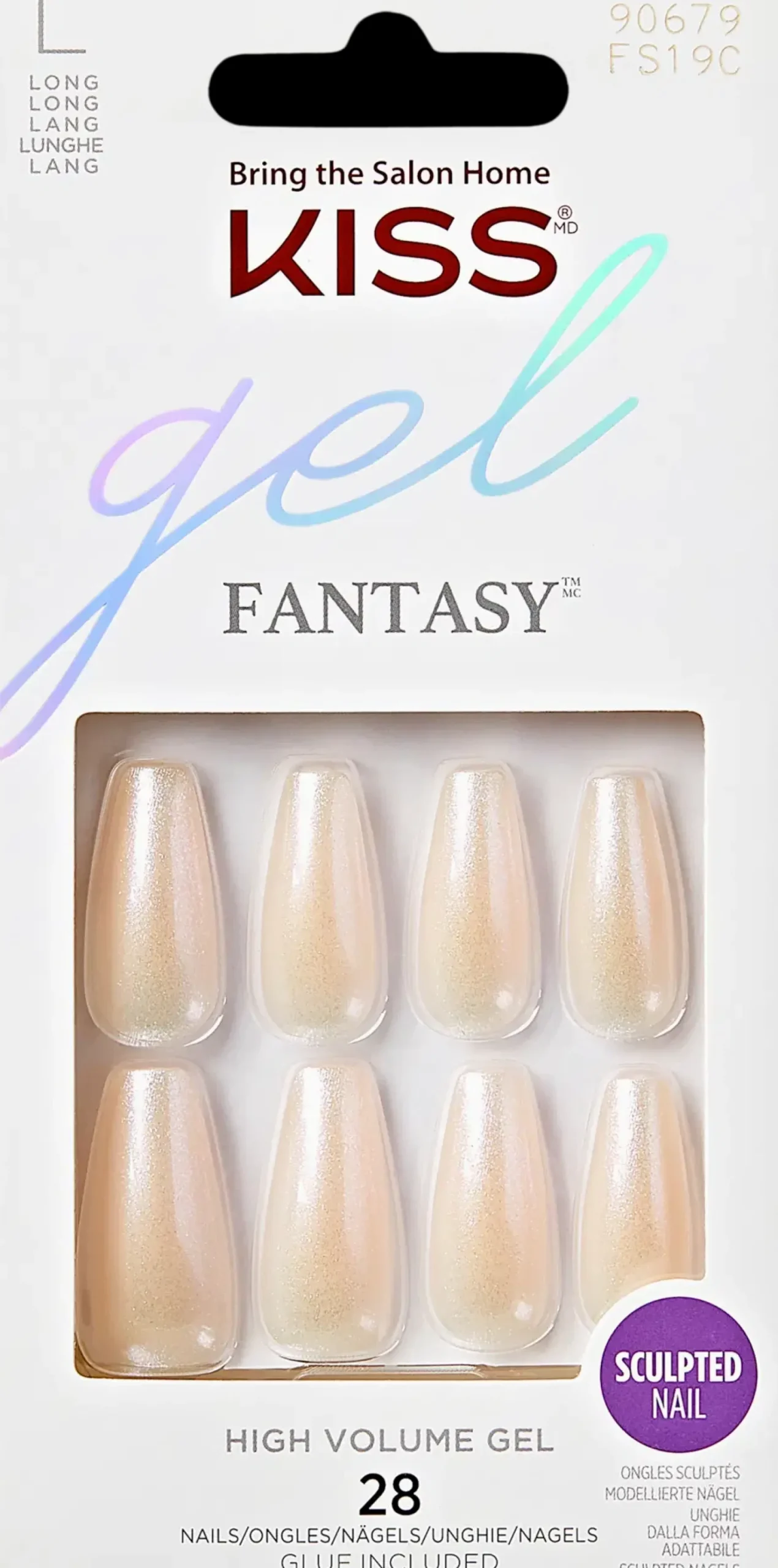 Kiss Kynsimeikit Ja Kynsienhoito<Gel Fantasy kynnet Hold Me Closer 20kpl