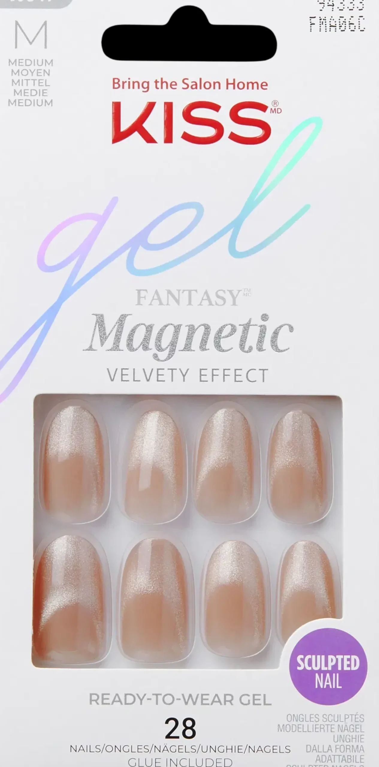 Kiss Kynsimeikit Ja Kynsienhoito<Gel Fantasy Magnetic kynnet - Drama 28kpl