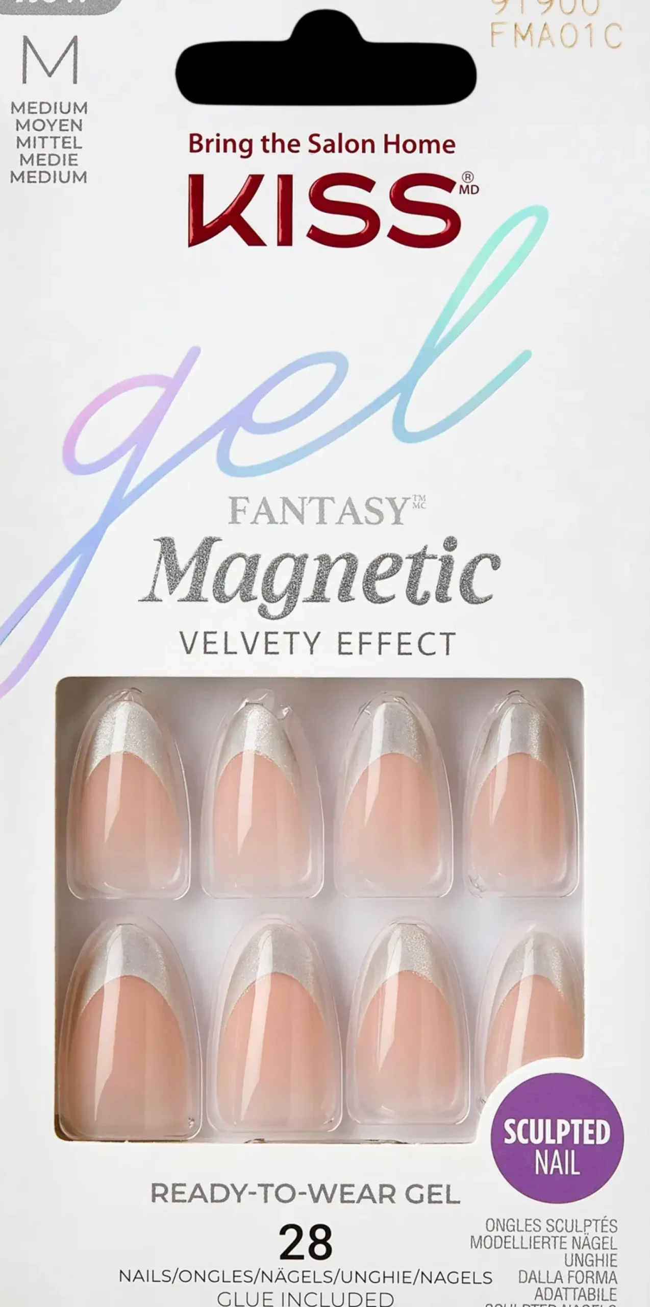 Kiss Kynsimeikit Ja Kynsienhoito<Gel Fantasy Magnetic kynnet - North Coast 28kpl