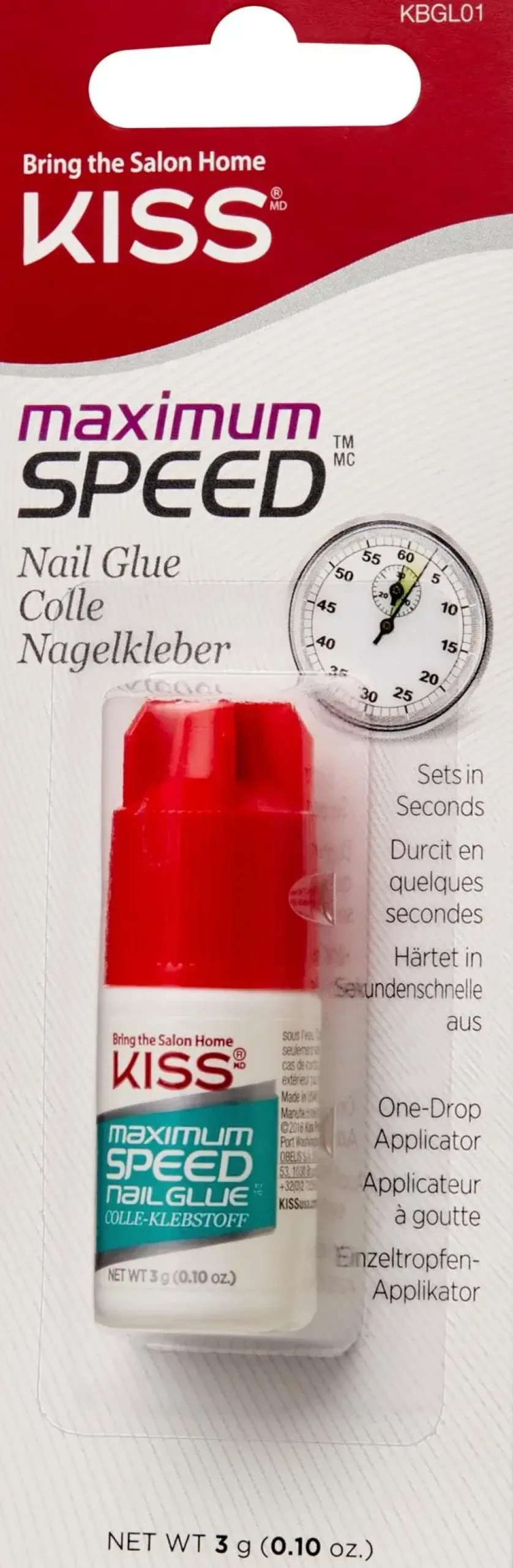 Kiss Kynsimeikit Ja Kynsienhoito<Maximum Speed Nail Glue kynsiliima 3g