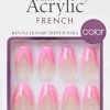 Kiss Kynsimeikit Ja Kynsienhoito<Salon Acrylic French kynnet - Pink French 28 kpl