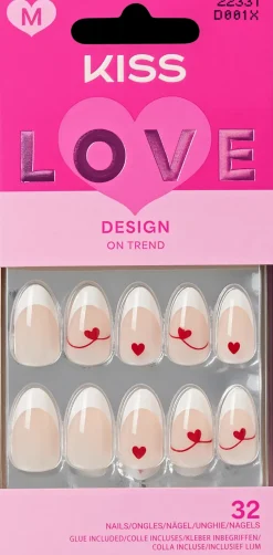 Kiss Kynsimeikit Ja Kynsienhoito<Valentines Nails -Cupid's Canvas 28kpl