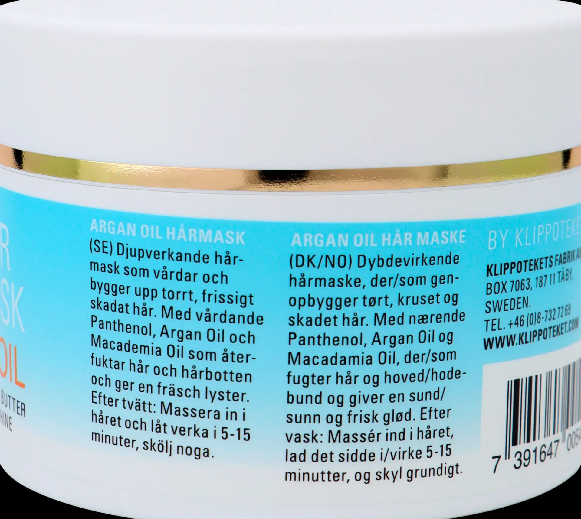 Klippoteket Hiustenhoito<Argan Oil Hiusnaamio 250 ml