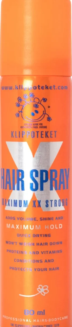 Klippoteket Hiusten Muotoilutuotteet<Maximum XX Stong minihairspray minihiuskiinne 80 ml