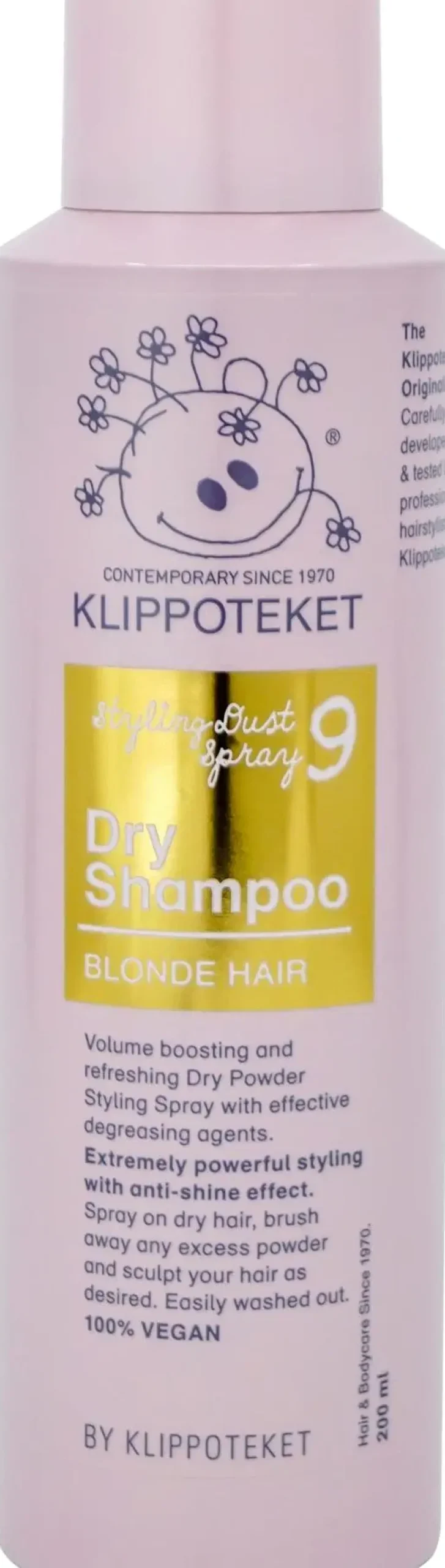 Klippoteket Hiusten Muotoilutuotteet<Styling Dust Spray Dry Shampoo kuivashampoo & muotoilu 200 ml